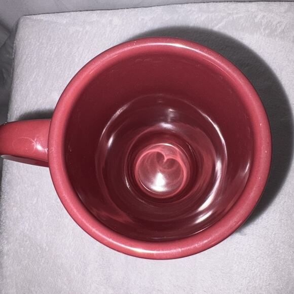 Longaberger Pottery Woven Traditions Tall Paprika Coffee Mug/Cup - Picture 4 of 5